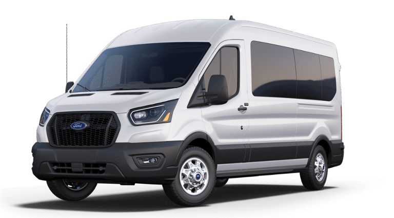 2025 Oxford White Ford Transit Passenger Wagon Passenger Van XL AWD Van